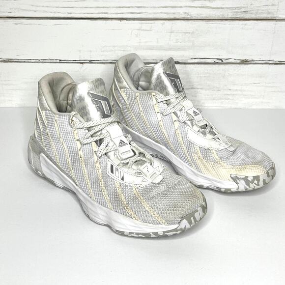 Adidas Dame 7 Sneakers Cloud White Basketball Shoe Size 11 - Picture 1 of 11